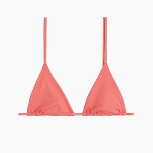 Onia Alexa Spiced Coral Bikini Top